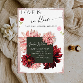 Convite Chuva de Amor Chá de Noiva - Noiva Floral Jardim