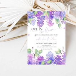 Convite Chuva de Amor Chá de Noiva - Tema Jardim Floral