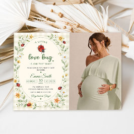 Convite Chuva de Amor Coccinelinha Bebê