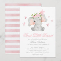 Chuva de Amor Elefante Elegante Baby Shower