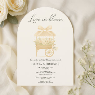 Convite Chuva de Amor em Flor Noiva Casamento