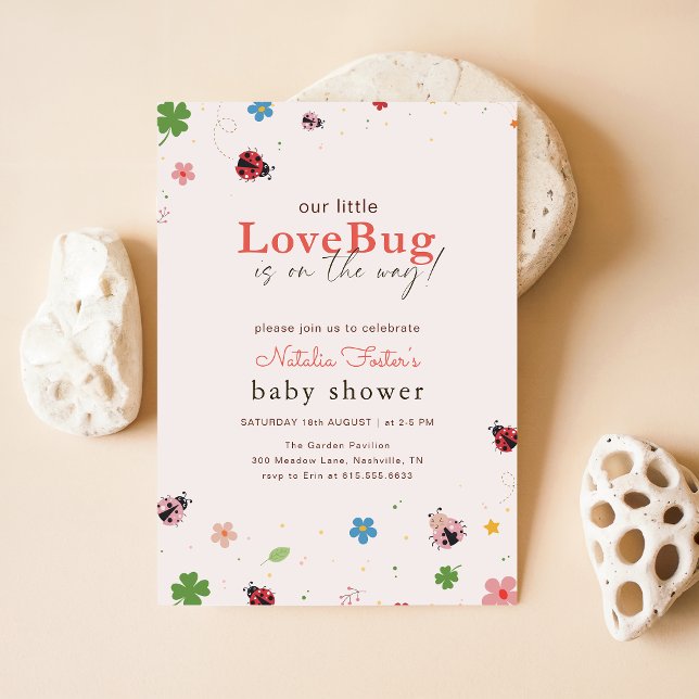 Convite Chuva de Amor Floral Chá de Bebê Menina (Criador carregado)