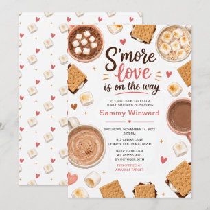 Convite Chuva de Amor no Chá de Bebê Marshmallow