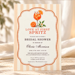 Convite Chuva de Amor no Primeiro Spritz: Chá de Noiva