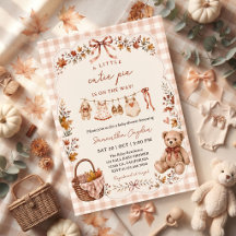 Chuva de Amor Outono Baby Shower Caprichoso Pequen