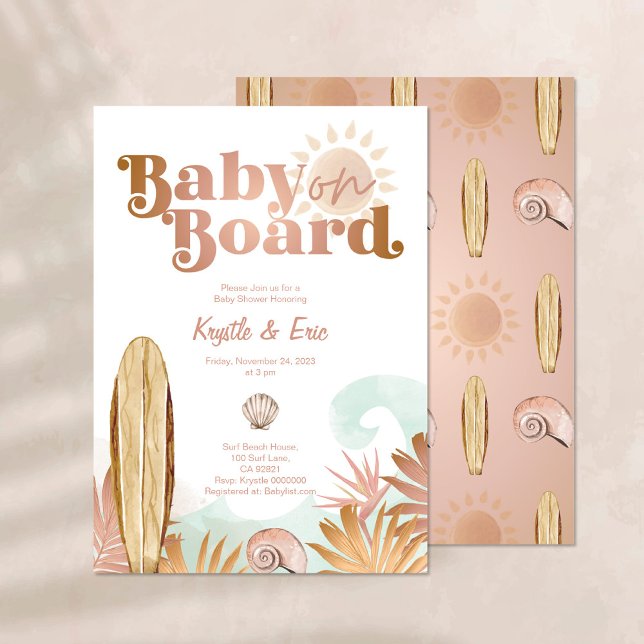 Convite Chuva de Amor para Bebê a Bordo (Criador carregado)