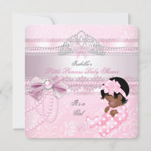 Convite Chuva de Amor para Bebê Menina Borboleta AA
