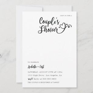 Convite Chuva de Amor para Casal