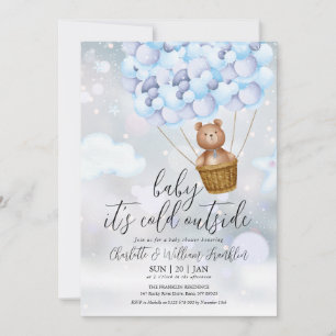 Convite Chuva de Amor para o Ursinho de Pelúcia: Baby Show
