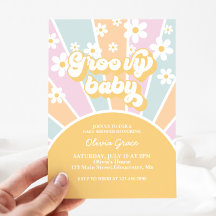 Chuva de Amor Pastel Retro Sol Baby Shower