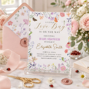 Convite Chuva de Amor Personalizada para o Baby Shower