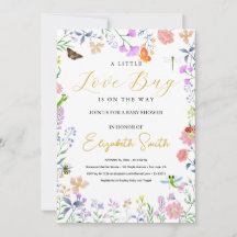 Chuva de Amor Personalizada para o Bebê Menina