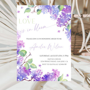 Convite Chuva de Amor Tema Jardim Floral - Chá de Noiva