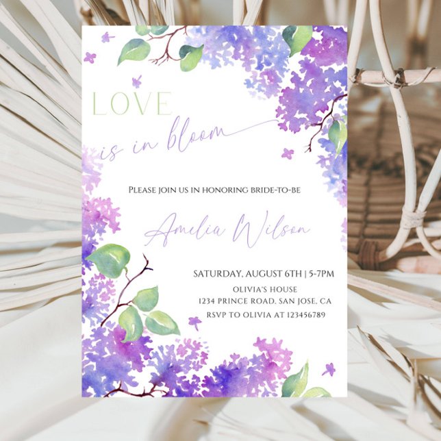 Convite Chuva de Amor Tema Jardim Floral - Chá de Noiva (Criador carregado)