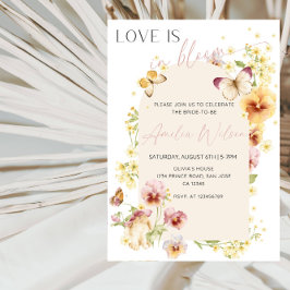 Convite Chuva de Amor Tema Jardim Floral - Chá de Noiva