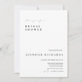 Convite Chuva de Arroz de Rota Simples