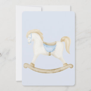 Convite Chuva de Bebê Cowboy Cavalo Balanço Boho Vintage