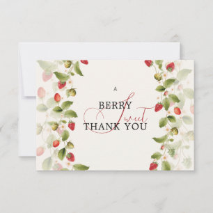 CONVITE CHUVA DE BEBÊ DOCE MORANGO SELVAGEM 