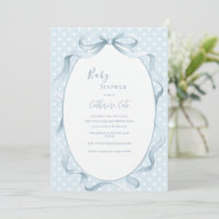 Chuva de Bebê Floral Azul Caprichosa