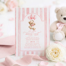 Chuva de Bebê Menina Urso de Pelúcia Elegante List