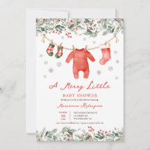 Chuva de Bebê Natal Alegre