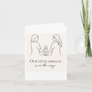 Convite Chuva de bebê para duas mães