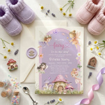 Chuva de Bebê Pequena Fada Caprichosa Floral Menin