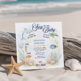 Convite Chuva de Bebê Sea You Soon
