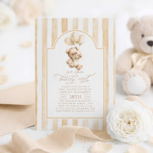 Chuva de Bebê Urso de Pelúcia Marrom Claro Elegant