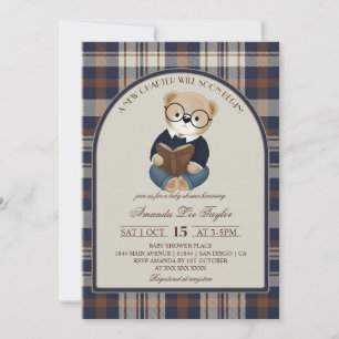 Convite Chuva de Bebê Urso Novo Capítulo