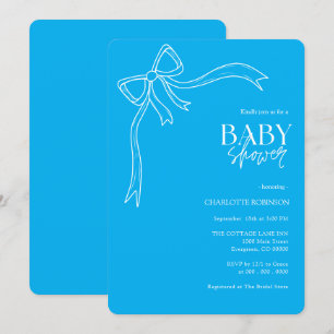Convite Chuva de Bençãos Baby Shower