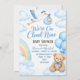 Convite Chuva de Bençãos Baby Shower