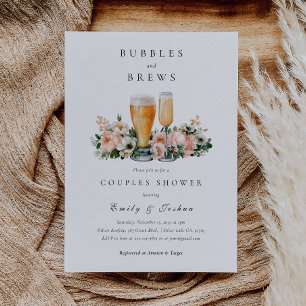 Convite Chuva de Bolhas e Cervejas para Casais