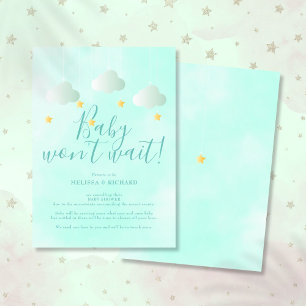 Convite Chuva de Cancelamento de Baby Shower pela Internet