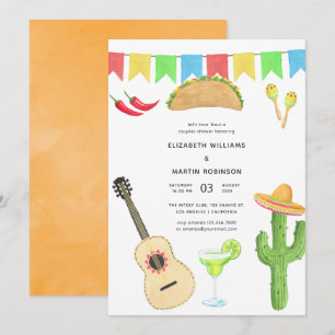 Convite Chuva de Casal Fiesta Mexicana Taco 'bout Amor