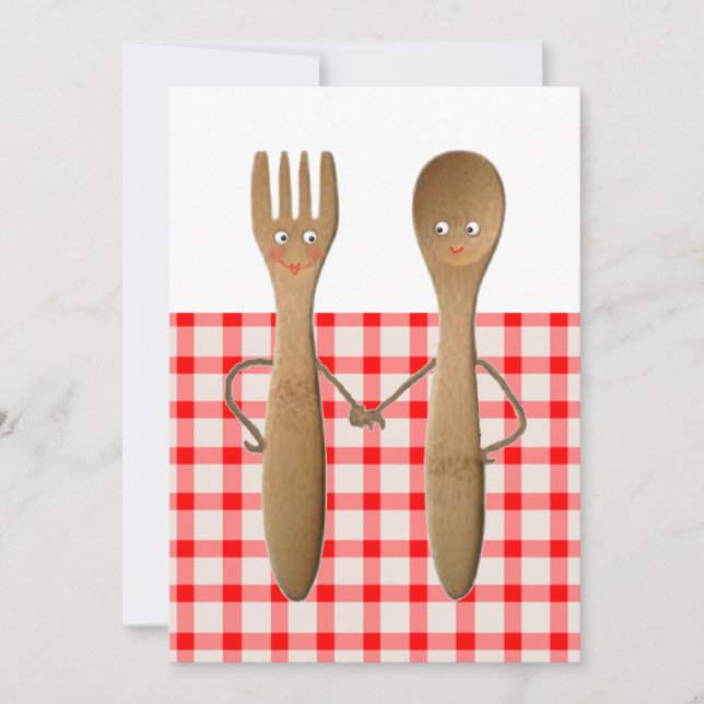 Convite Chuva de Casamento de Verão (Frente)