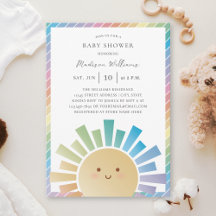 Chuva de Cores Babyshower Neutro