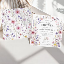 Chuva de Flores de Bebê em Flor Chá de Bebê