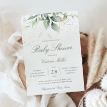Chuva de Folhas de Eucalipto Elegante para Chá de