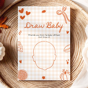 Convite Chuva de Ideias Desenho Mão Italiana Baby Shower D