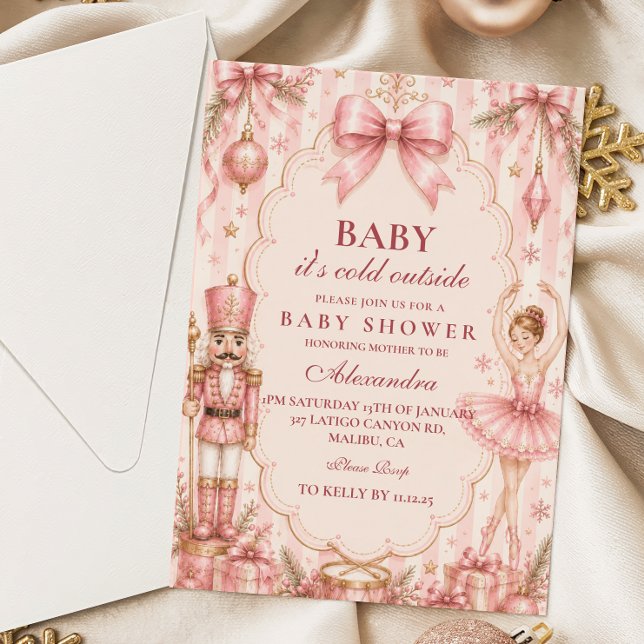 Convite Chuva de Ideias do Quebra-Nozes Baby Shower (Criador carregado)