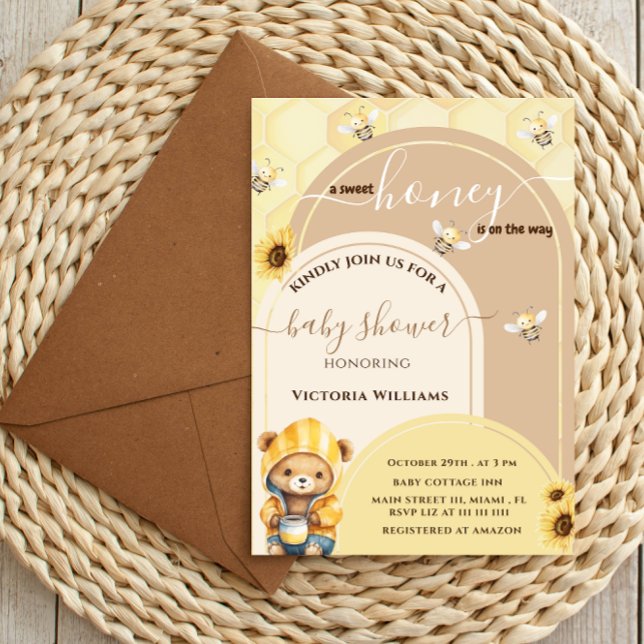 Convite Chuva de Mel É Para Já Baby Shower (Criador carregado)