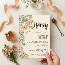 Chuva de Noiva Aquarela Ela Encontrou Seu Mel 