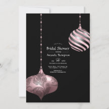 Chuva de Noiva de Natal Rosa e Dourado Rosa