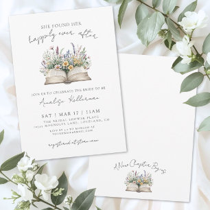 Convite Chuva de Noiva do Livro Felizes para Sempre
