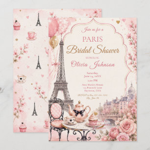 Convite Chuva de Noiva em Paris