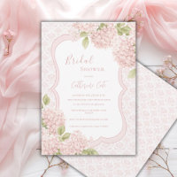 Chuva de Noiva Floral Elegante Rosa Hydrangea