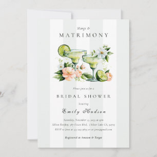 Convite Chuva de Noiva Floral Margs & Matrimônio