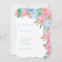 CHUVA DE NOIVA FLORAL PASTEL PRIMAVERA VERÃO