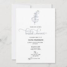 Chuva de Noiva Moderna com Caligrafia Elegante